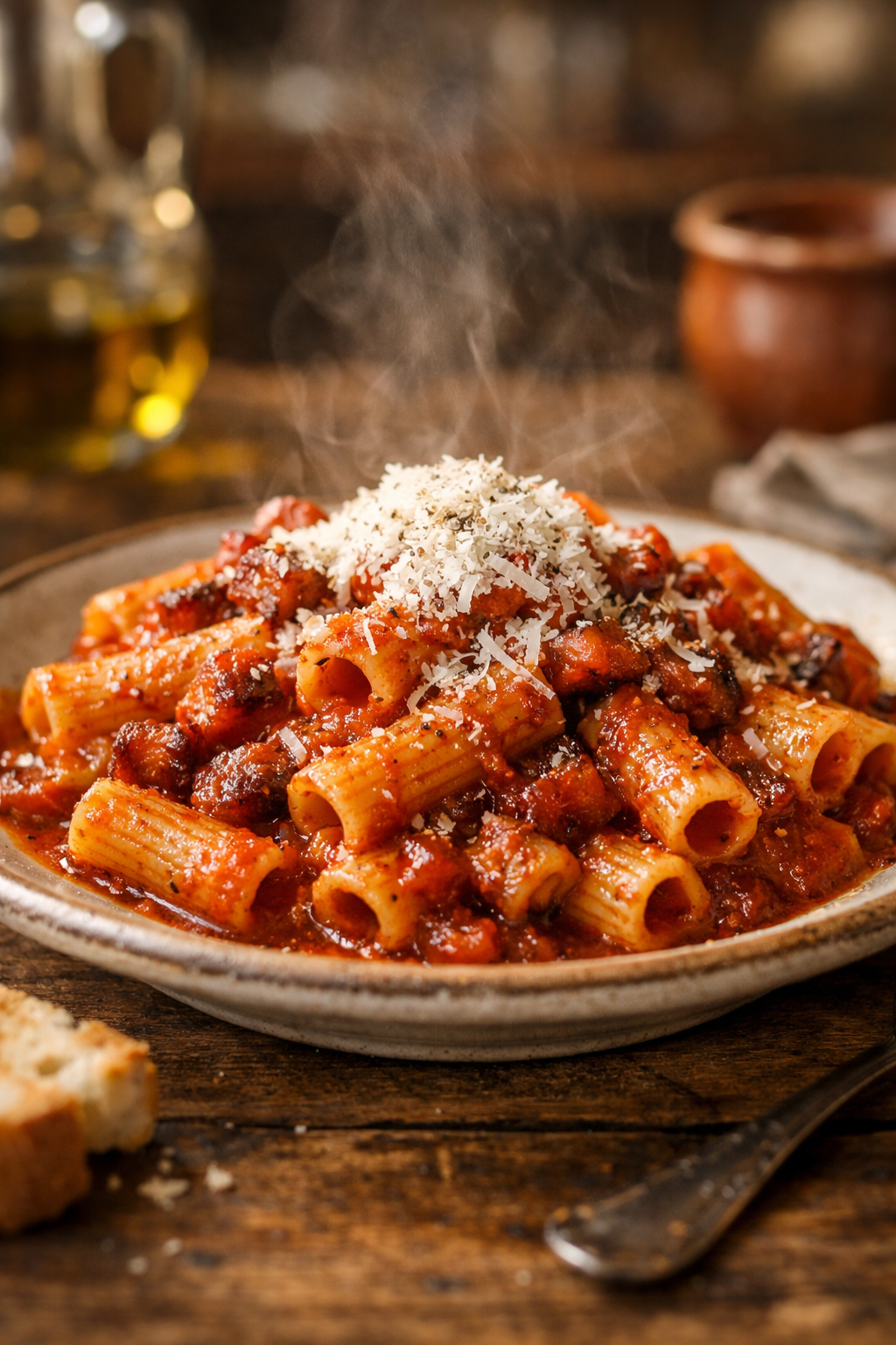 20251223 1103 amatriciana pasta delight simple compose 01kd5ajpnbf4vrtfrh6r77ckf3